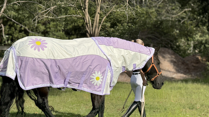 1200 Denier Turnout rug lilac